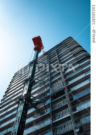 マンション建設が進む東京の風景 中野駅周辺 2024.04 f-4 ライトカラー マンション建設が進む東京の風景 中野駅周辺 2024.04 f-4 ライトカラー 126585301