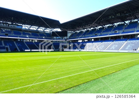 芝生が美しいサッカースタジアム ピーススタジアム 芝生が美しいサッカースタジアム ピーススタジアム 126585364