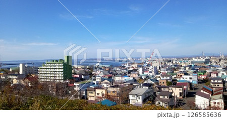 高台からの釧路港 126585636