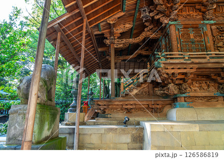 【埼玉県】川越にある氷川神社の本殿 【埼玉県】川越にある氷川神社の本殿 126586819