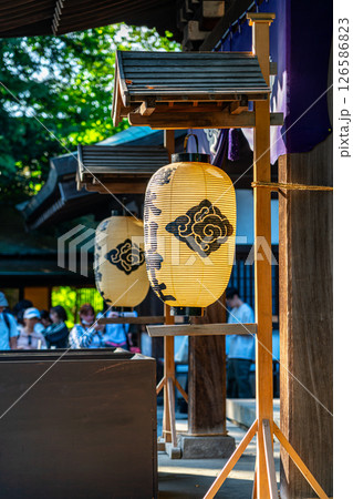 【埼玉県】川越にある氷川神社の拝殿 126586823