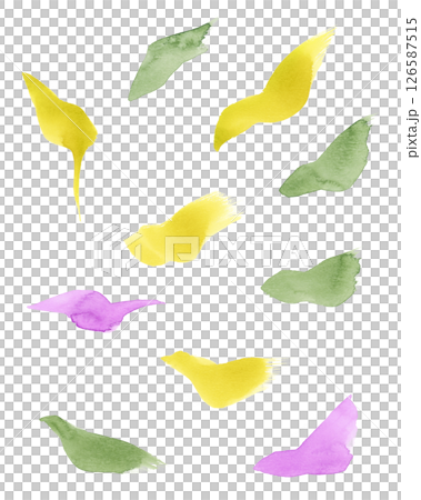 Watercolor graphic materials Watercolor graphic materials 126587515