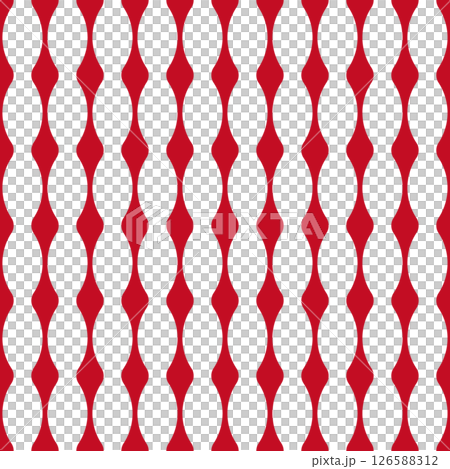 採用 Tatewaku 圖案風格的現代背景材料。簡單的紋理。相容於 Swatch。紅色的。 126588312