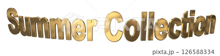3DCG文字「Summer Collection（サマーコレクション）」 126588334