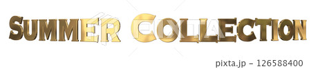3DCG文字「Summer Collection（サマーコレクション）」 126588400