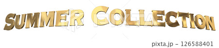 3DCG文字「Summer Collection（サマーコレクション）」 126588401