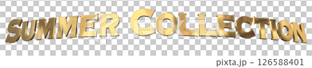 3DCG文字「Summer Collection（サマーコレクション）」 126588401