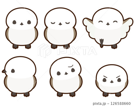 シマエナガ　フチ有 126588660