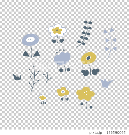 Nordic style plant set② 126590065