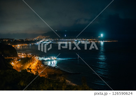 LIMA, PERU - DECEMBER 26,2024 the center, downtown of Lima, Peru. 126590624