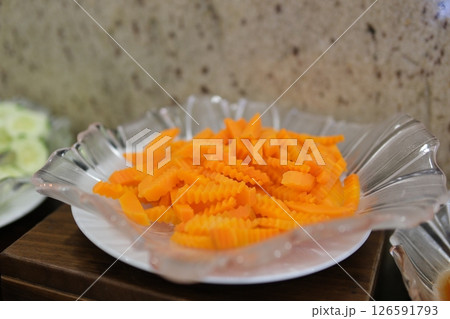 Baby carrots are a nutritious snack option. They are a good source of vitamins, particularly vitamin A, vitamin K, vitamin C. minerals such as potassium and fiber, which contribute to a healthy diet. Baby carrots are a nutritious snack option. They are a good source of vitamins, particularly vitamin A, vitamin K, vitamin C. minerals such as potassium and fiber, which contribute to a healthy diet. 126591793
