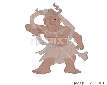 仁王像のイラスト 126591831