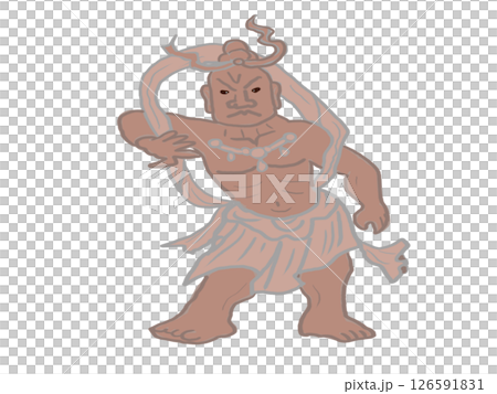 仁王像のイラスト 126591831