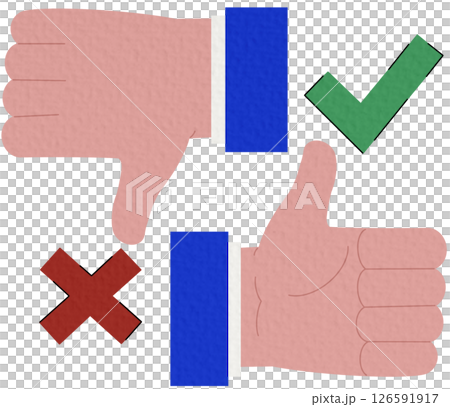 Soft skills concept. Employee with a ability to agree and disagree. Education, training and improvement for career building. Isolated flat vector illustration On white background. 126591917