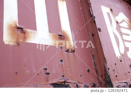 国道沿いにある旧余部橋梁の展示物 国道沿いにある旧余部橋梁の展示物 126592471