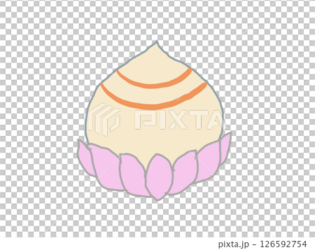 宝珠のイラスト 126592754