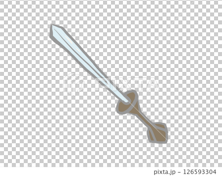 Illustration of a sword 126593304