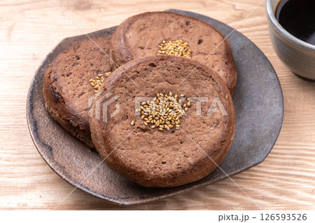 平焼き餡パン(チョコ小豆あん) 平焼き餡パン(チョコ小豆あん) 126593526