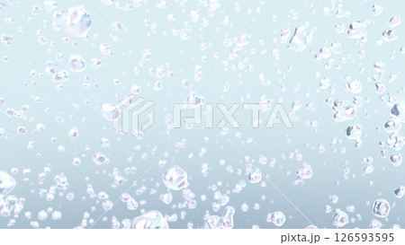 水中の泡 - クリア 126593595