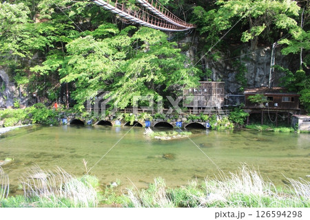 栃木県川治温泉 川治温泉源泉湧出地 栃木県川治温泉 川治温泉源泉湧出地 126594298