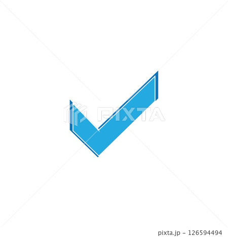 check mark symbol and logo icon check mark symbol and logo icon 126594494