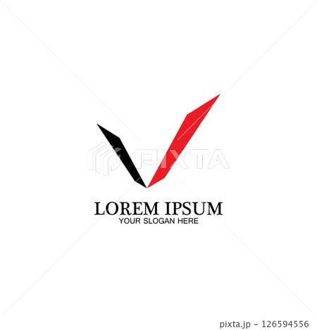 check mark symbol and logo icon check mark symbol and logo icon 126594556