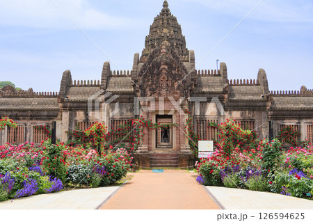 レオマ花ワールド　満開のバラ園 126594625