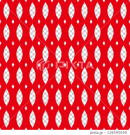 網目状の背景素材 テクスチャ 模様 スウォッチ対応 赤 126595039