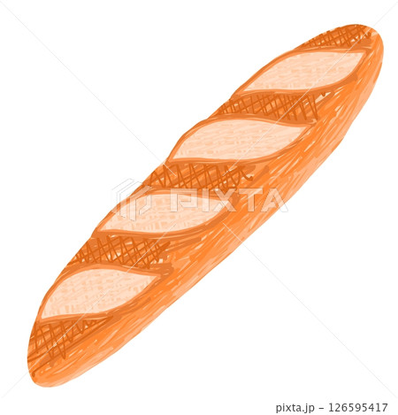 こんがりおいしいフランスパン 126595417