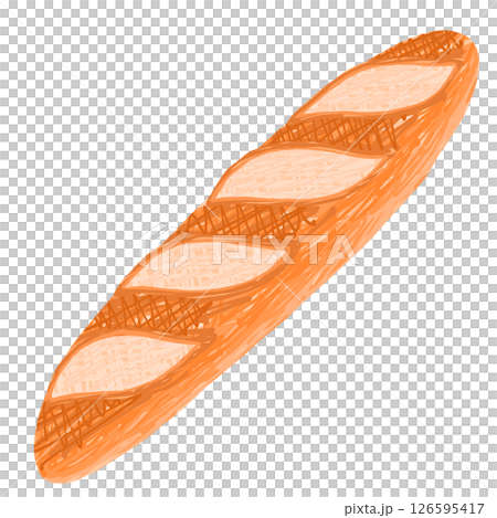 美味金黃色法國麵包 126595417