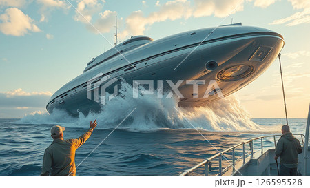 客船に化けていたUFO母船 126595528