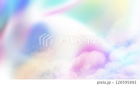 空と光のグラデーション - カラフル 空と光のグラデーション - カラフル 126595891