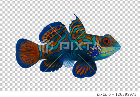 ニシキテグリ標本写真 ニシキテグリ標本写真 126595973