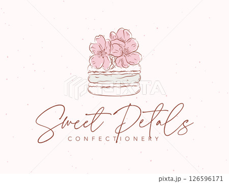 Confectionery label design 126596171