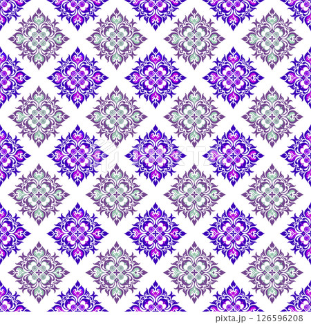 seamless pattern with red and gold stars 126596208