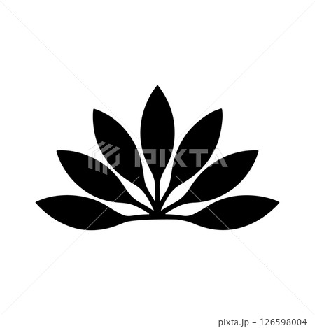 Symmetrical Black Leaf Silhouette. A clean, symmetrical black leaf silhouette with minimalist elegance. Perfect for nature-inspired branding, logos, or modern botanical art. Symmetrical Black Leaf Silhouette. A clean, symmetrical black leaf silhouette with minimalist elegance. Perfect for nature-inspired branding, logos, or modern botanical art. 126598004