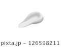 Smeared cream, Cosmetic cream smear texture, Face lotion stroke, Creamy moisture. 126598211