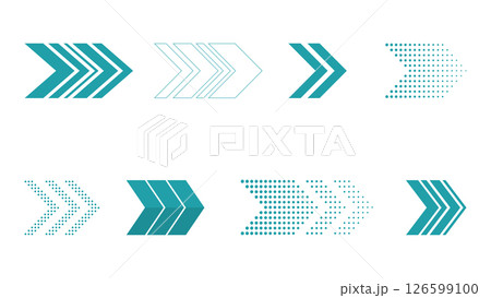 large vector collection of different arrows 126599100