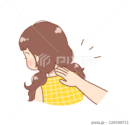 首筋に塗る 126599711