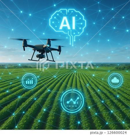 AIドローンで実現するスマート農業データ収集革命 AIドローンで実現するスマート農業データ収集革命 126600024