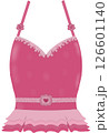 pink bra with a pink ribbon 126601140