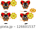 てんとう虫と四つ葉のクローバー 126601537