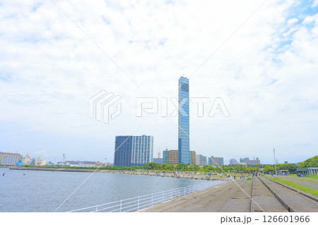 千葉県千葉市、千葉ポートタワーの風景 126601966