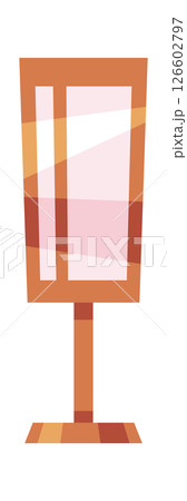 Mirror stand amusement park item Mirror stand amusement park item 126602797