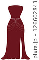 fashion concept with woman clothing on white 126602843