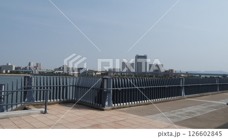 あいたか橋から香椎浜方面を望む 福岡市東区 あいたか橋から香椎浜方面を望む 福岡市東区 126602845