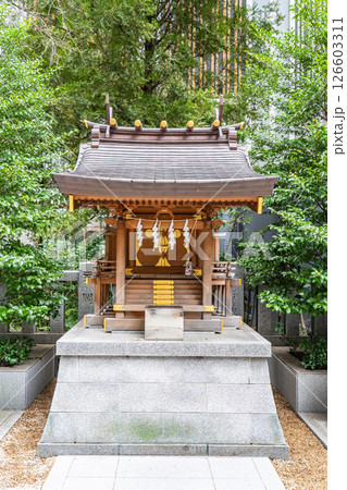 福徳の森に鎮座する薬祖神社（医薬の祖神）　本殿　東京都中央区日本橋室町 126603311