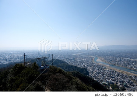 岐阜県岐阜市_岐阜城から南西側風景1_2024年3月 126603486