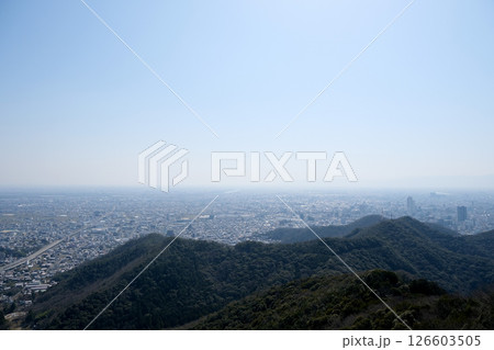 岐阜県岐阜市_金華山展望台から南側風景2_2024年3月 126603505