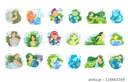 Enchanting Mermaids Bringing Magic to Vibrant Ocean Scenes Full of Life and Color 126603789
